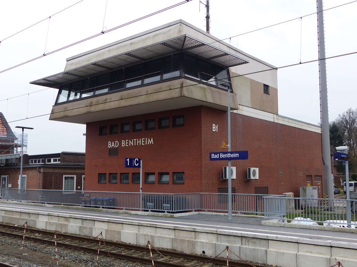 Stellwerk Bf in Bad Bentheim, 02.04.2018