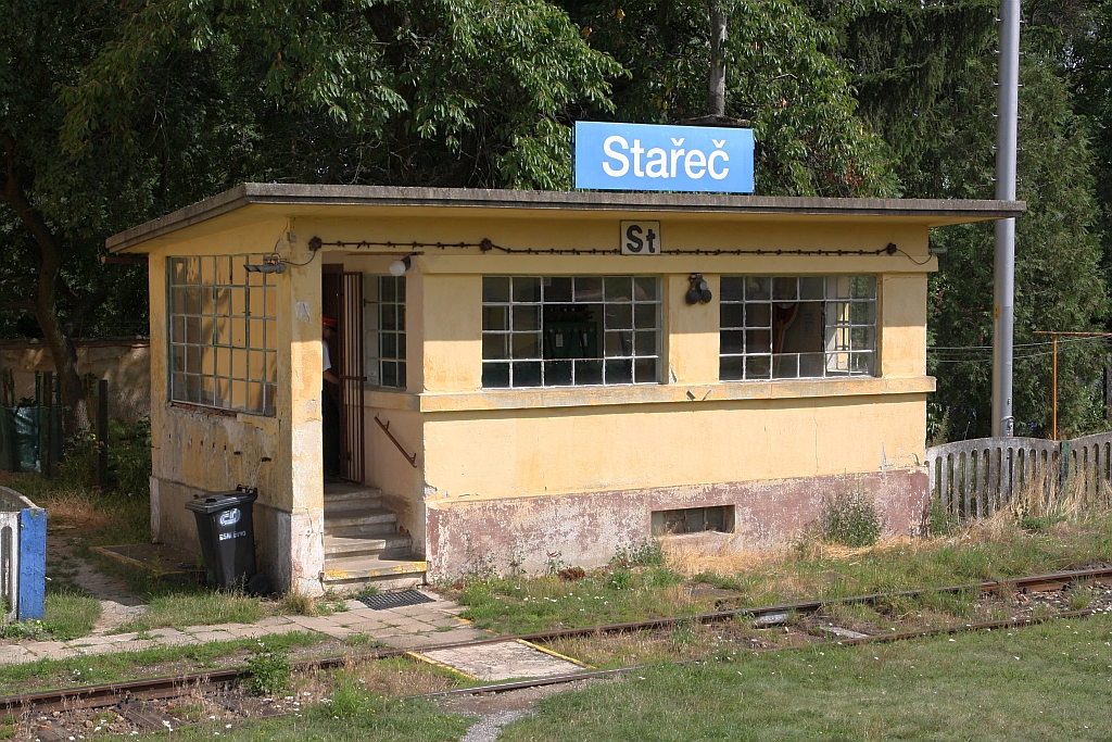 Stellwerk des Bahnhof Starec am 09.August 2019.