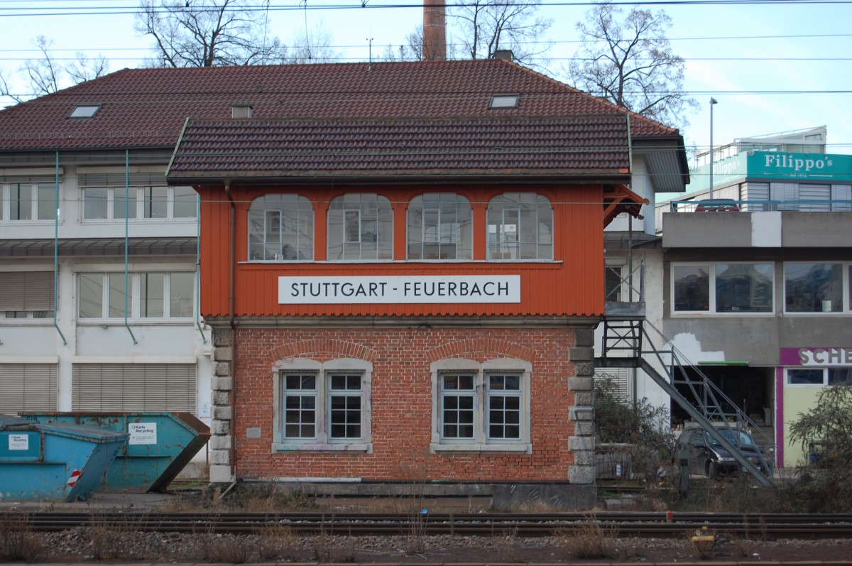 Stellwerk Stuttgart-Feuerbach am 6. Februar 2016