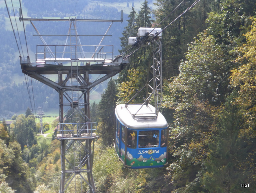Stockhornbahn - Kabine Nr.1 unterwegs am 08.10.2014
