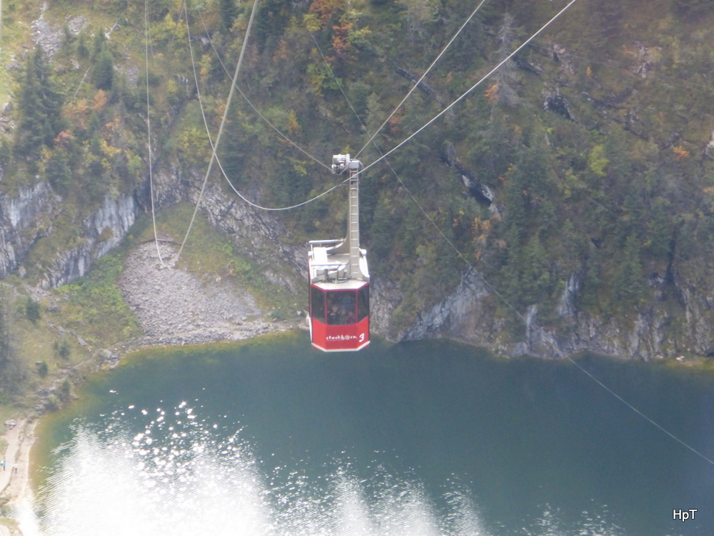 Stockhornbahn - Kabine Nr.3 unterwegs am 08.10.2014