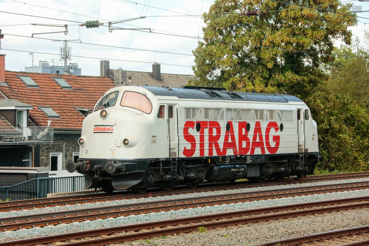 STRABAG 227 007-2 in Wuppertal, September 2026.