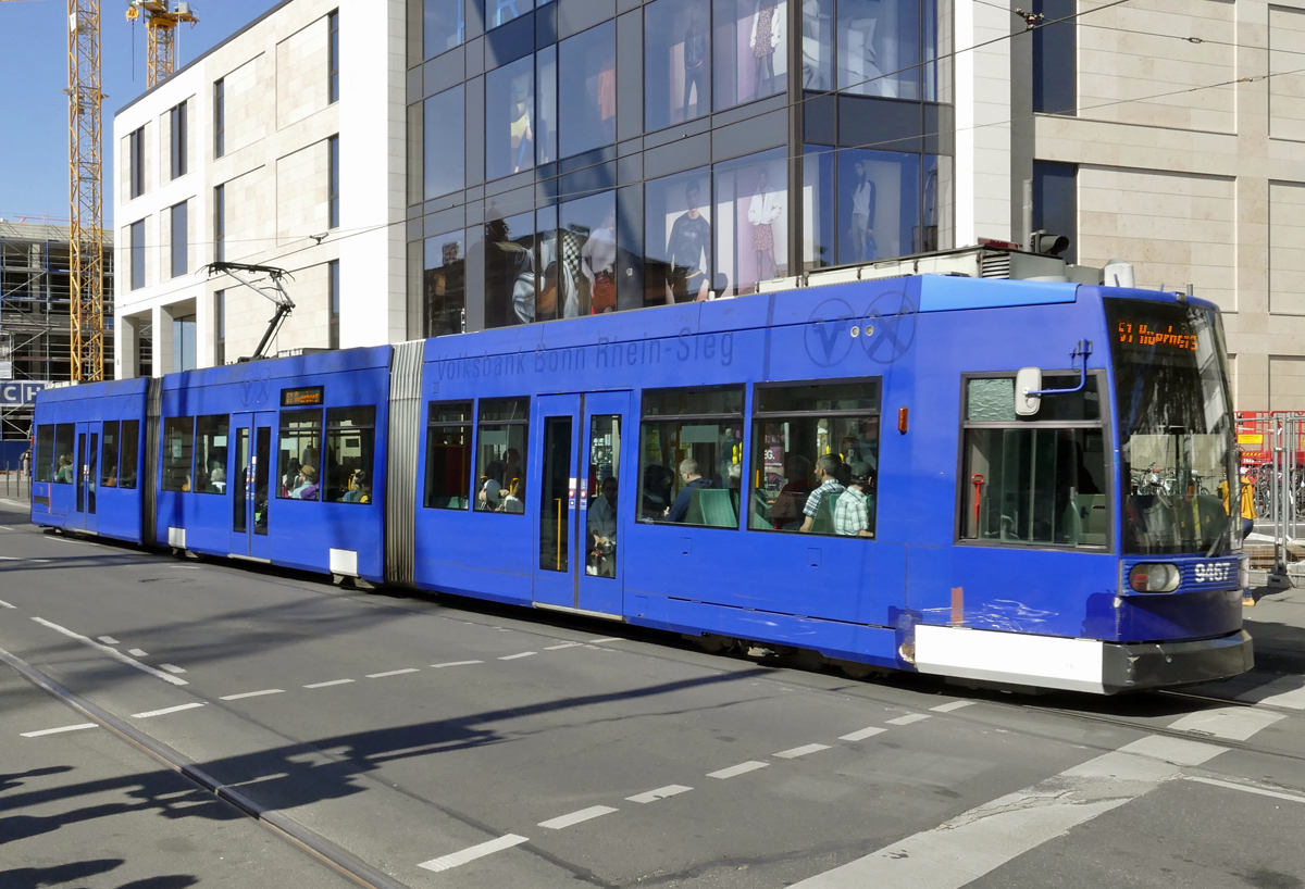 Straßembahn Bonn Nr. 9467 der Stadtwerke-Bonn - 14.09.2019