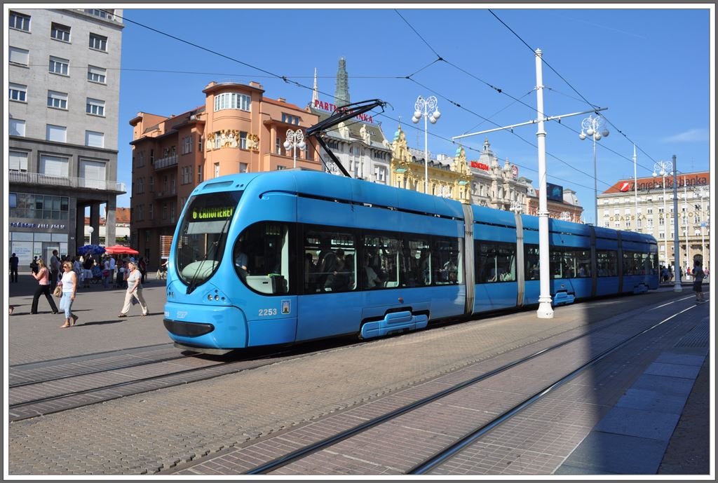 Strassenbahn Zagreb ZET.TMK 22036. (03.07.2013)