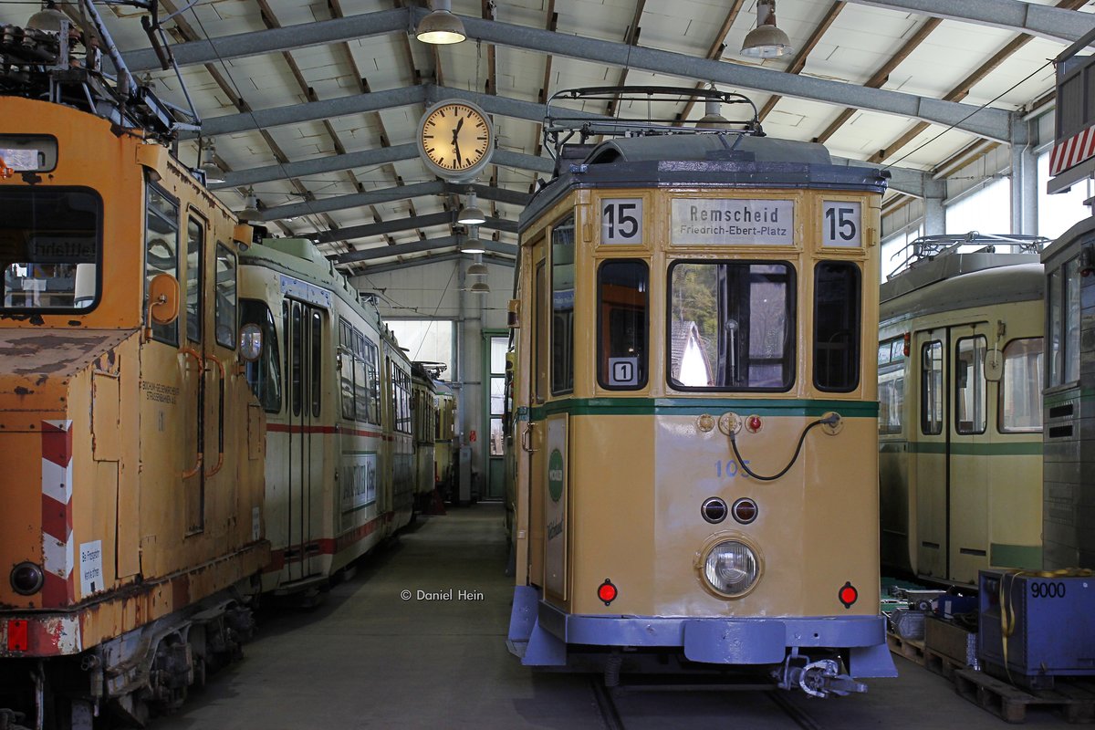 Straßenbahnmuseum Kohlfurth in Wuppertal, am 24.04.2016.