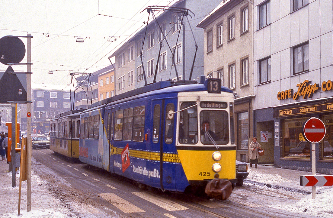 Stuttgart 425, Feuerbach, 17.01.1987.