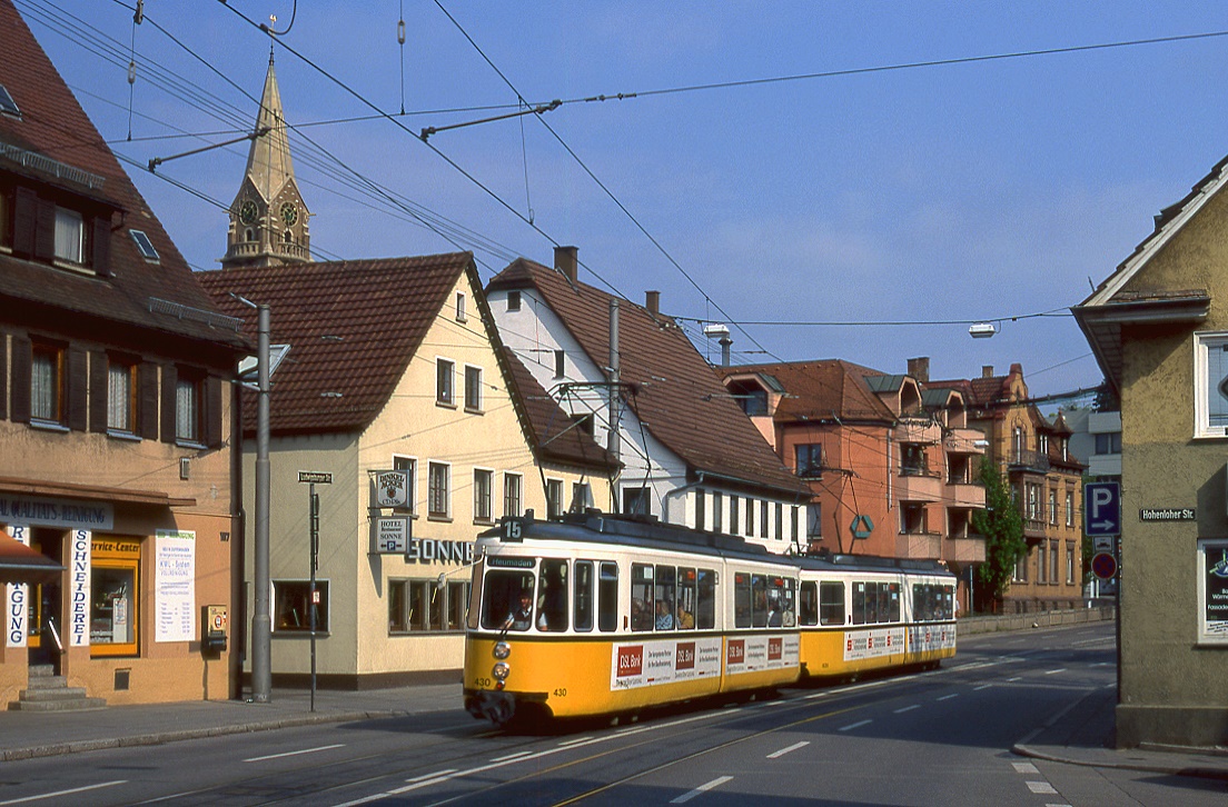 Stuttgart 430 + 635, Zuffenhausen, 04.05.1997.