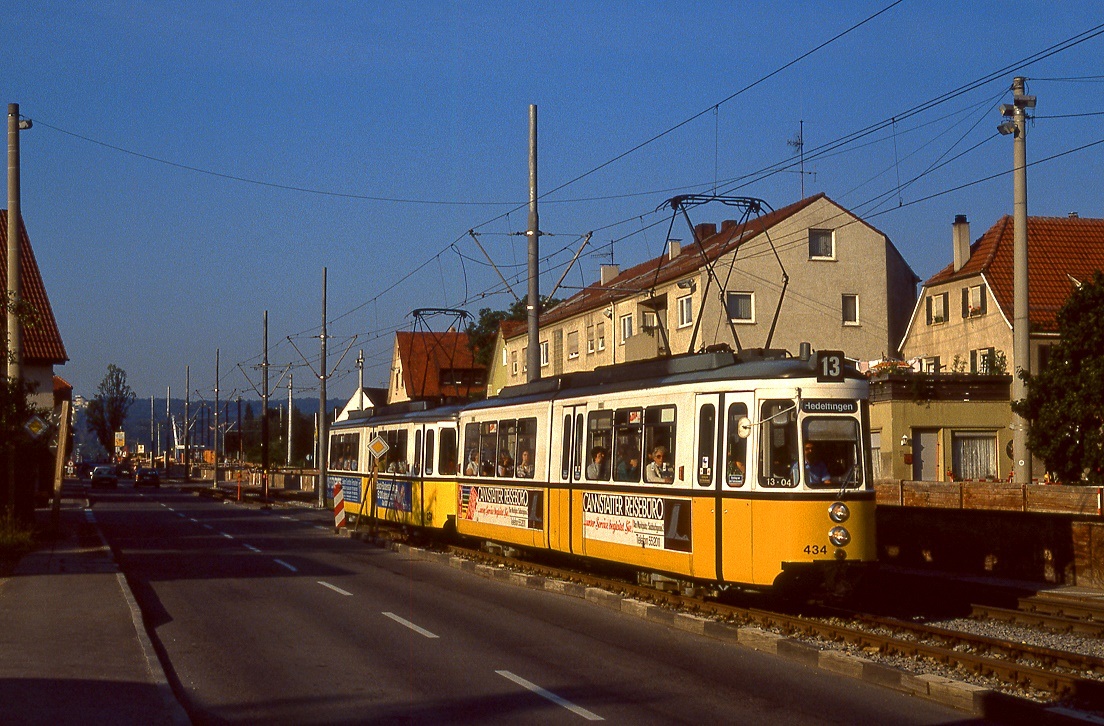 Stuttgart 434 + 564, Solitudestraße, 26.08.1991.
