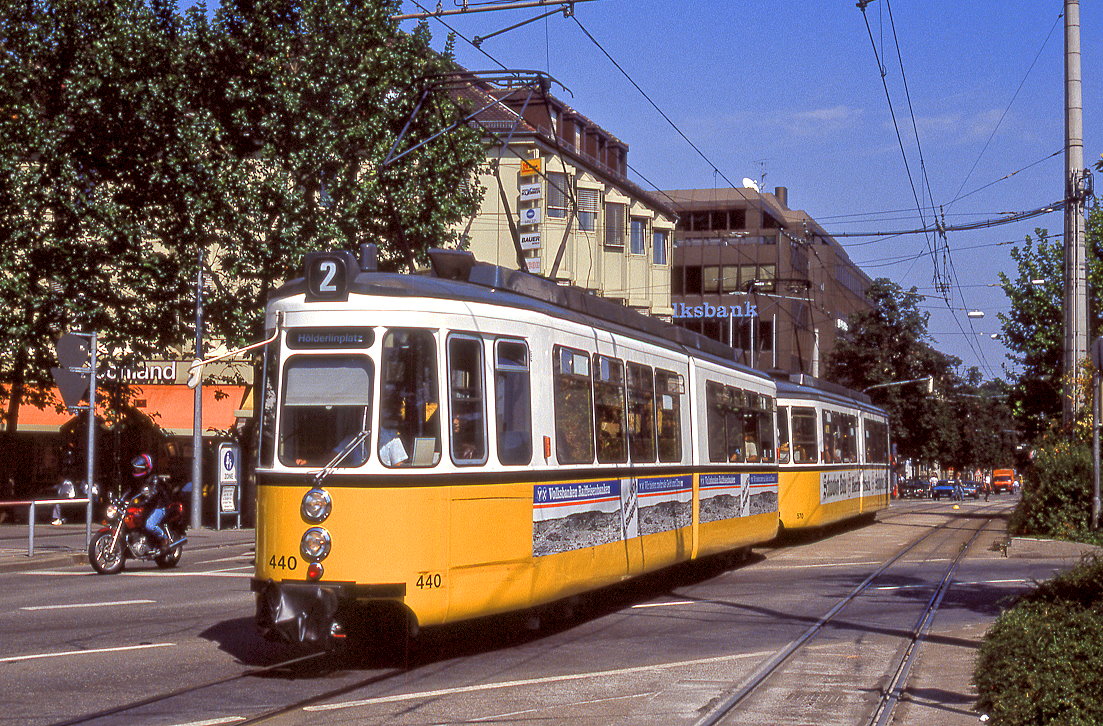 Stuttgart 440 + 570, Bad Cannstatt, 26.08.1991.
