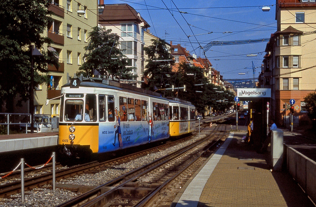 Stuttgart 449 + 595, Vogelsang, 26.08.1991.