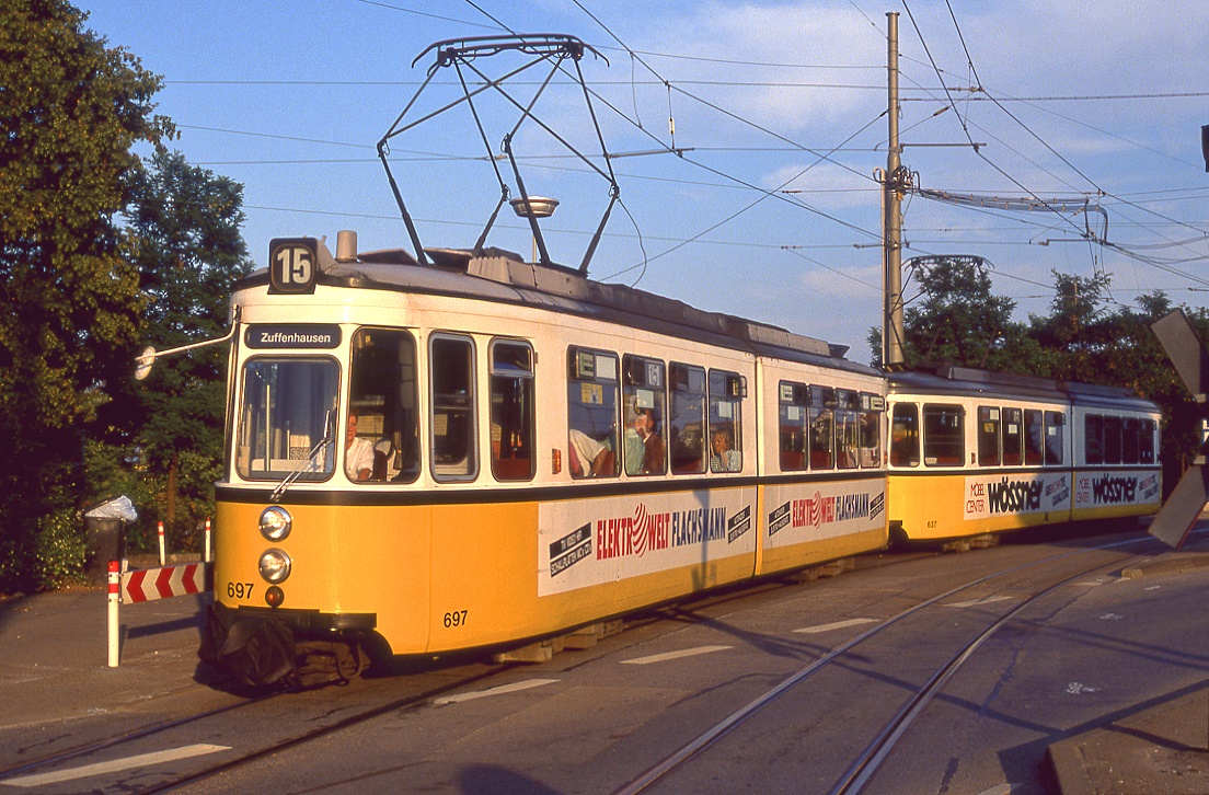 Stuttgart 697 + 637, Sillenbuch, 26.08.1991.