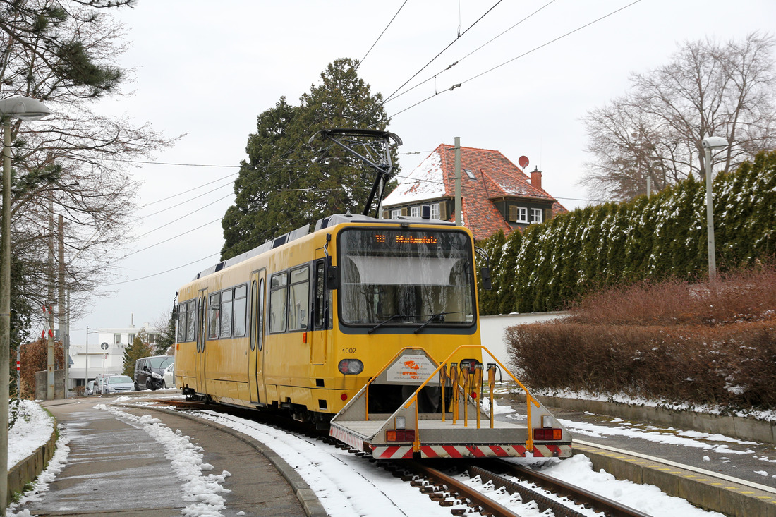 Stuttgarter Straßenbahnen AG 1002 (Zahnradbahn) // Stuttgart // 20. März 2018
