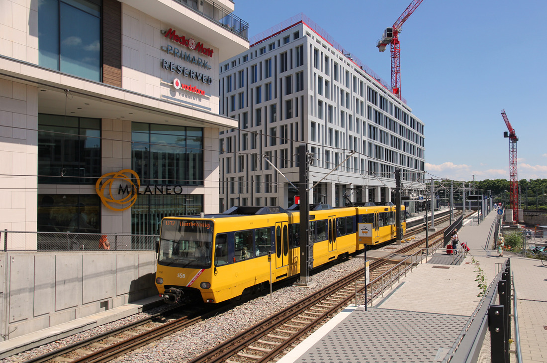 Stuttgarter Straßenbahnen AG 4150 + 4149 // Stuttgart // 19. Juli 2020