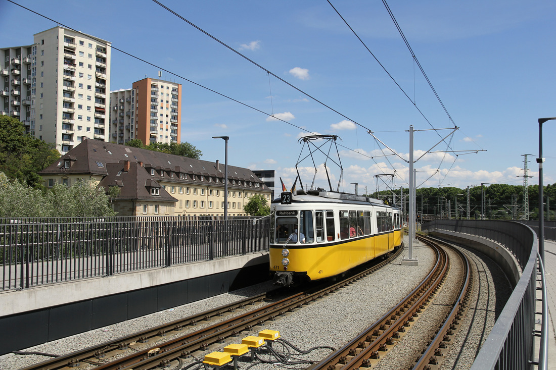Stuttgarter Straßenbahnen AG 471 + 632 // Stuttgart // 19. Juli 2020
