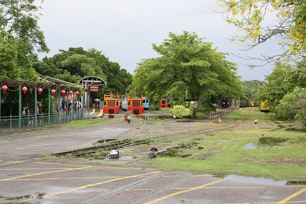 Suantou Zhecheng Cultural Park am 04.Juni 2017 mit der Abfahrtsstelle der Touristenfahrten.