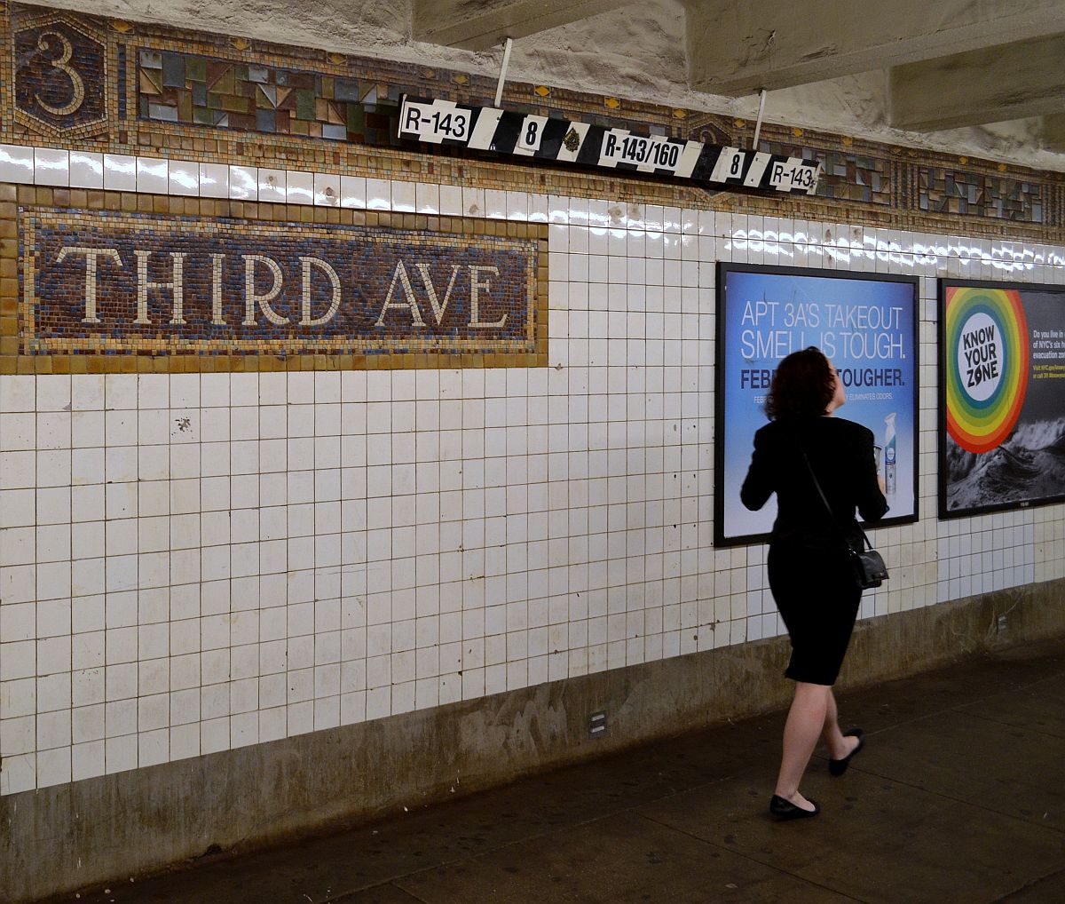 SUBWAY PEOPLE II: in der New Yorker Station  Third Avenue . 20.6.2014