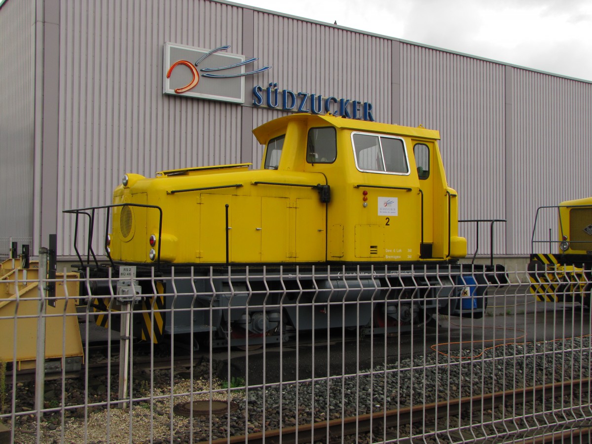 Sdzucker AG Werk Zeitz 2 (Deutz 57715), am 12.09.2013 in Zeitz.