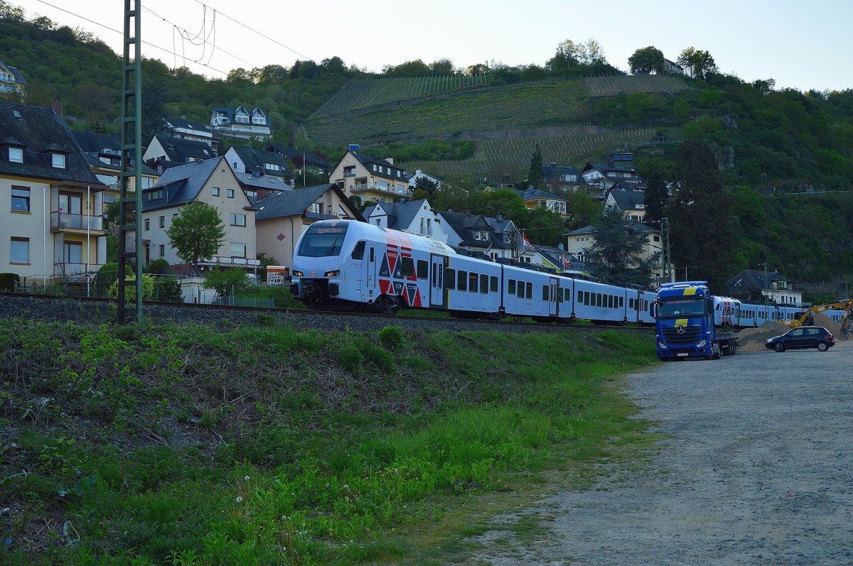 SÜWEX nach Mannheim in Oberwesel am Abend des 8.5.2016