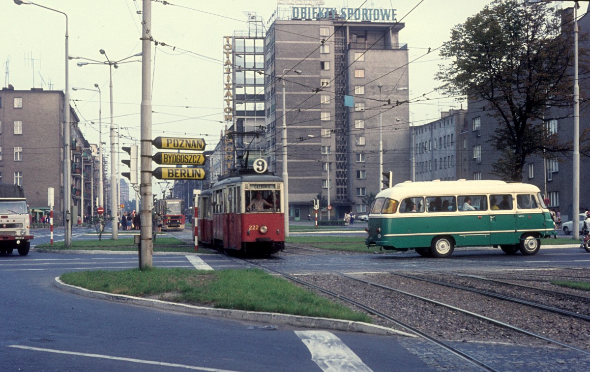 Szczecin / Stettin SL 9 (Tw 222) am 20. September 1975.