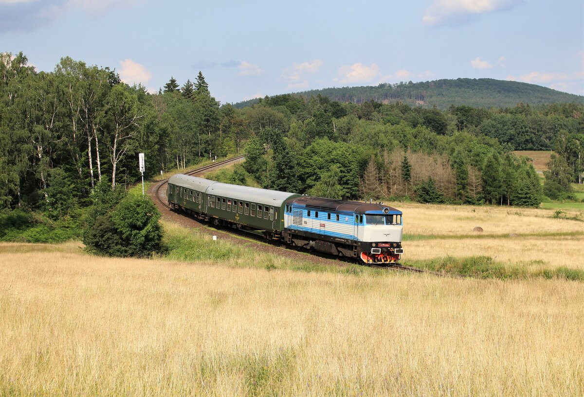 T 478 2065 mit dem Sp 1274 zu sehen am 11.07.21 in Svor.