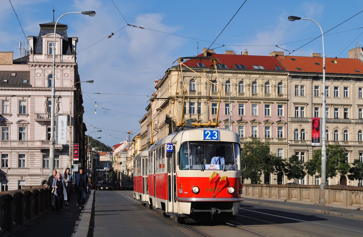 T3 6892 + 6921, Palackeho most. (22.09.2018)