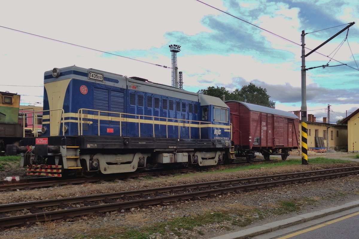 T435 097 steht am 15 September 2017 in Tabór.