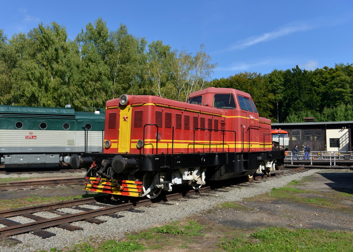 T444 030 am 14.09.2013 in Lun u Rakovnka.