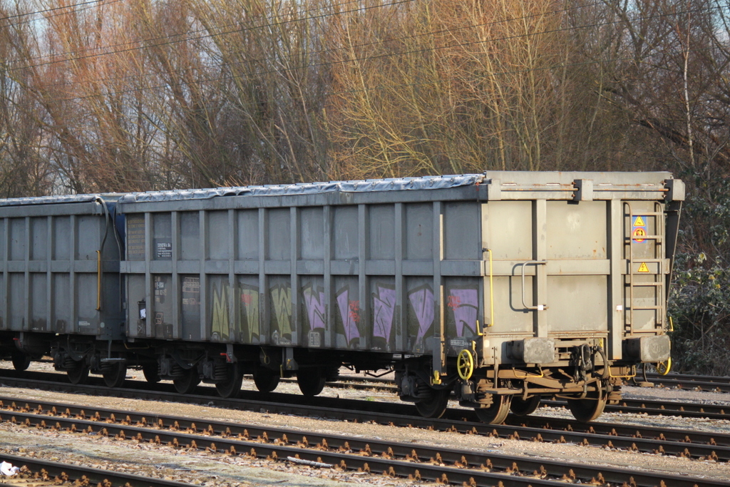 Tams-Wagen waren am 28.12.2014 im Bahnhof Rostock-Bramow abgestellt.
