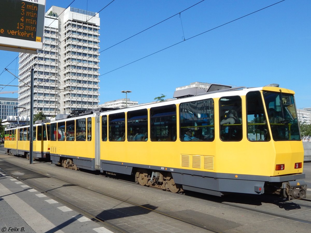 Tatra der BVG auf der Linie M4 in Berlin am 07.06.2016