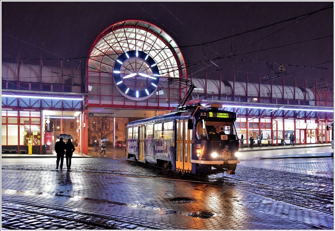 Tatra T3 am Altstädter Platz/Fügerova nach Liberec Viadukt. (07.04.2017)