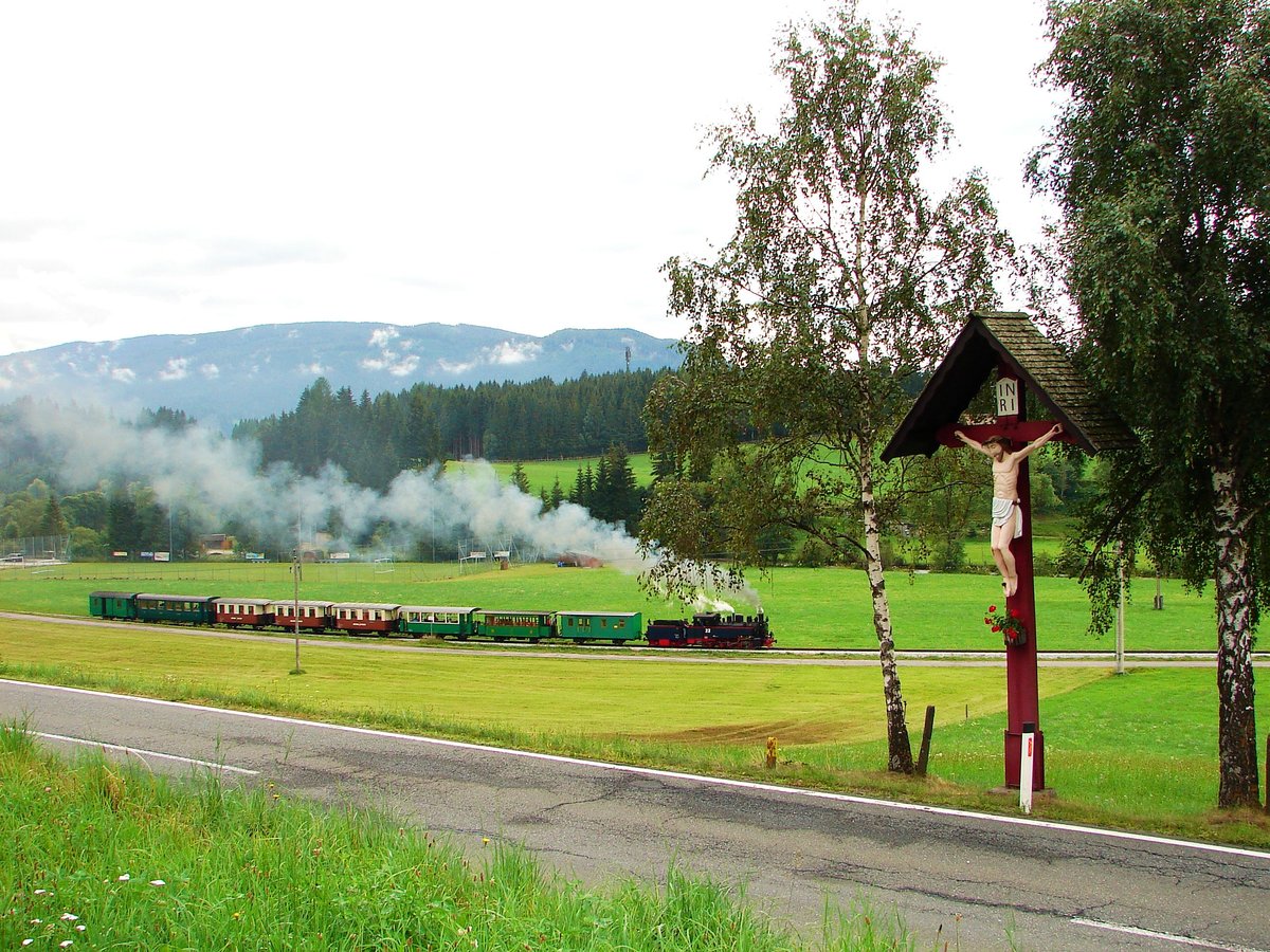 Taurachbahn-Idill in St. Andrä im Lungau.
21.07.2018.