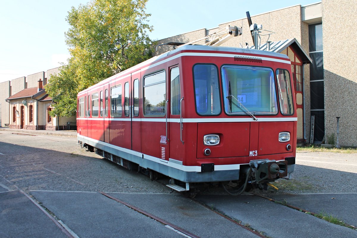 TCRL MC3 (Baujahr 1978) am 07.10.2018 im Eisenbahnmuseum Cite du Train (Mulhouse). 