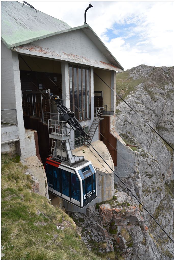 Teleférico de Fuente Dé im Nationalpark Picos de Europa im Herzen der Cordillera Cantábrica.(24.06.2016)