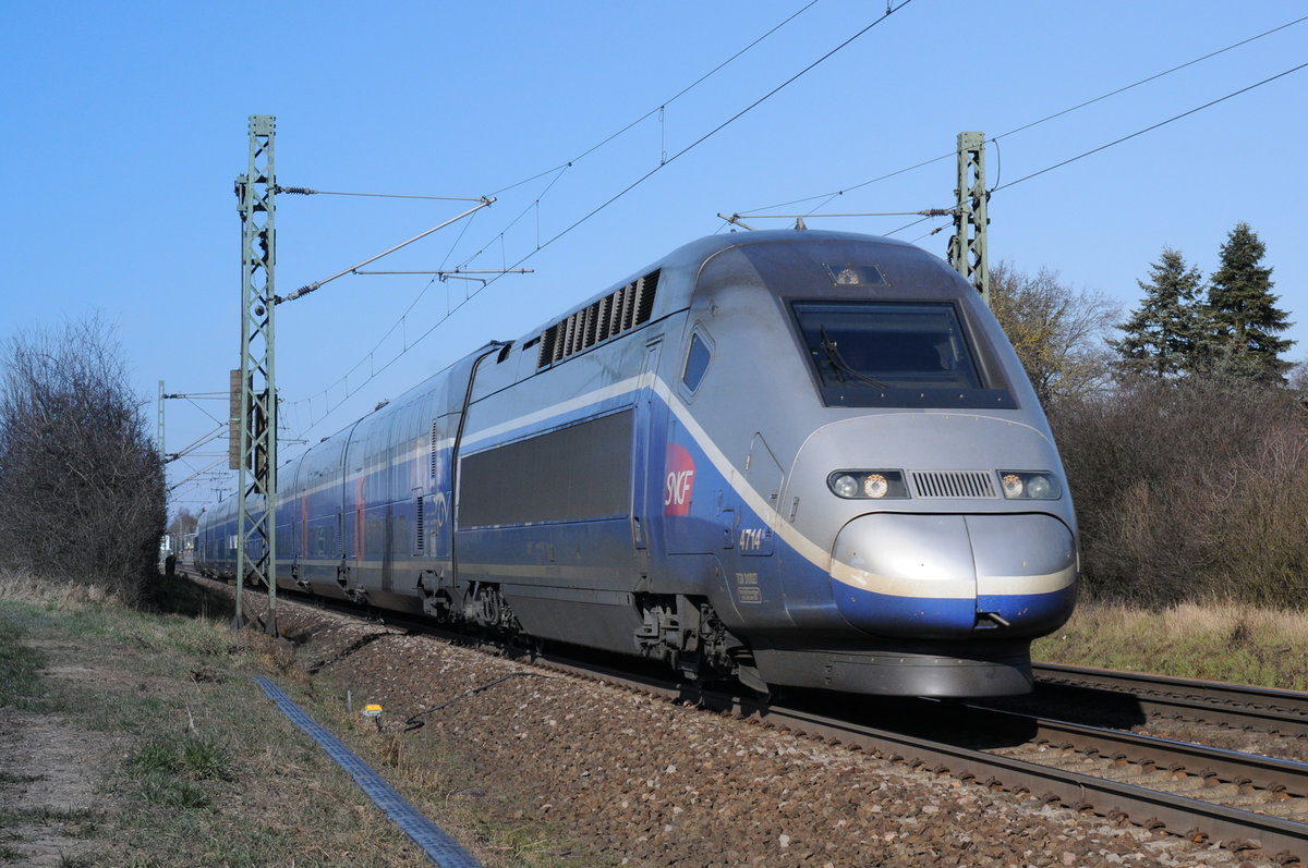 TGV 4714 @ Wolfskehlen am 25.02.2018