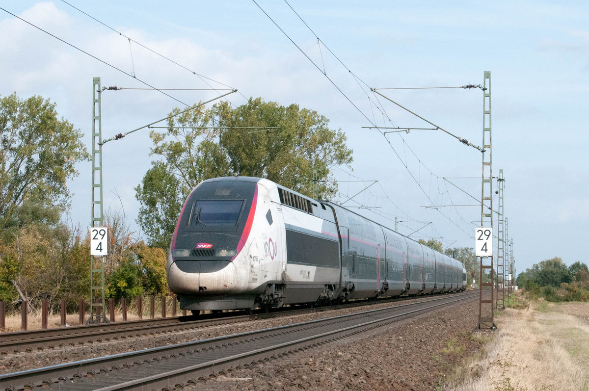 TGV Duplex 4705 @ Biblis am 03.10.2018