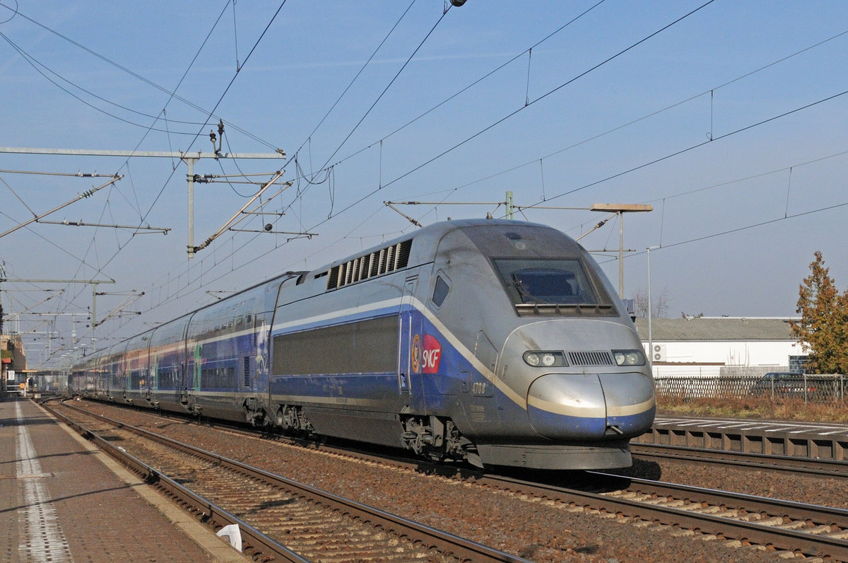 TGV Duplex 4708 @ Gernsheim am 28.01.2017
