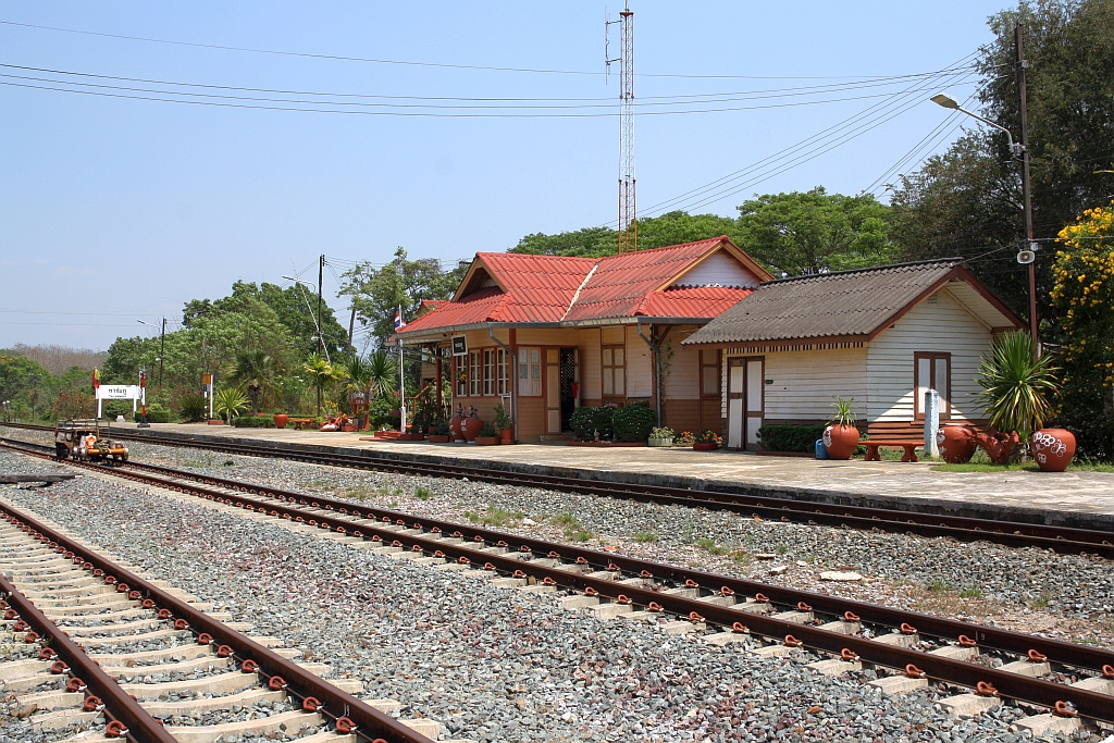 Tha Chomphu Station am 22.März 2023.