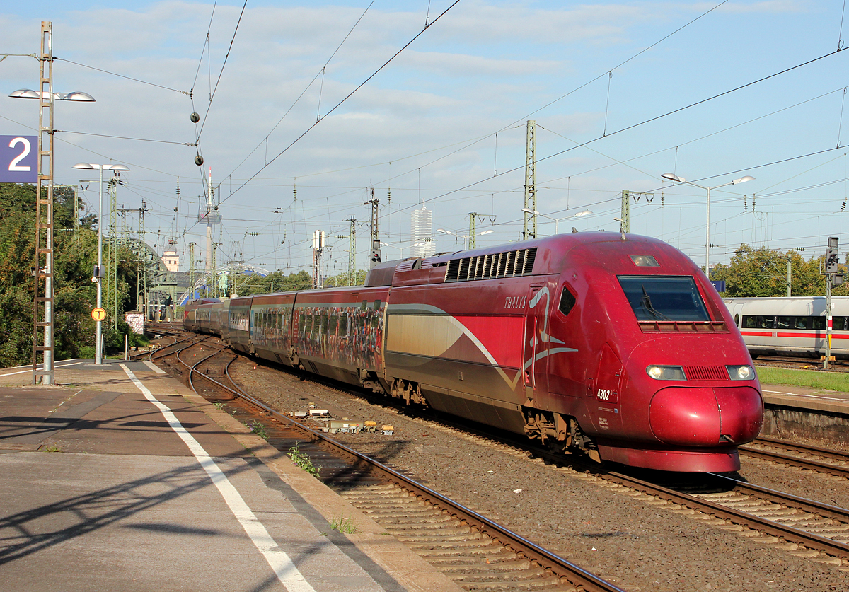 Thalys 4302 auf dem rtg BW Kln Deutzerfeld am 15.09.2013