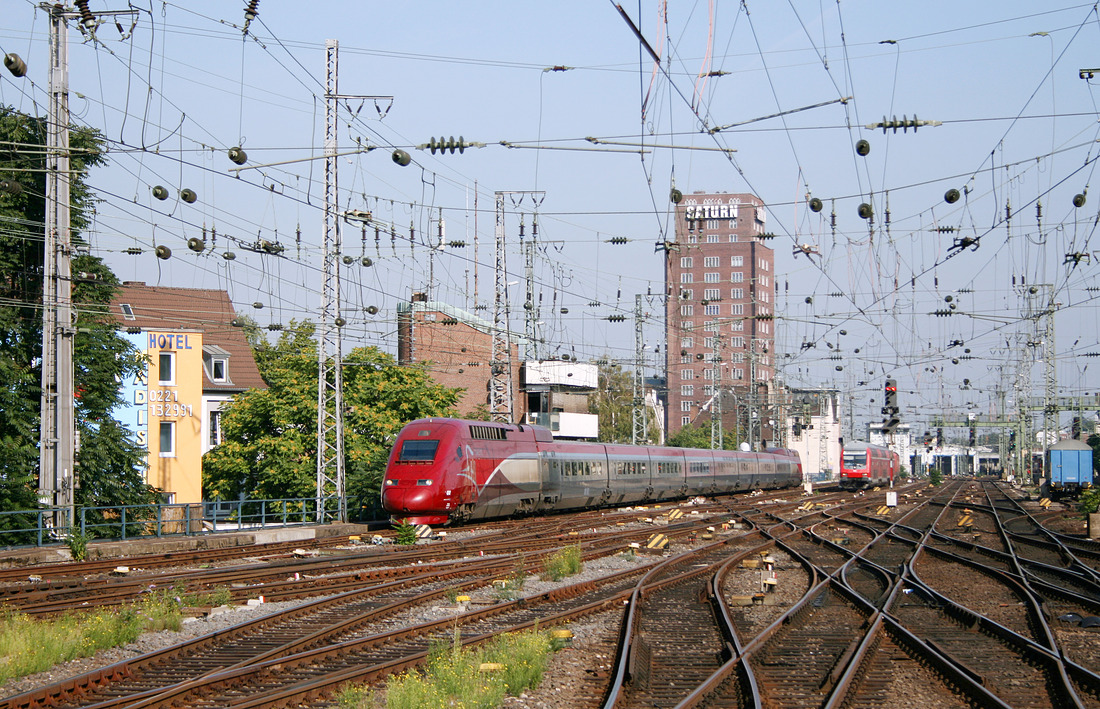Thalys-Triebzug 4341 // Köln Hbf // 14. August 2010