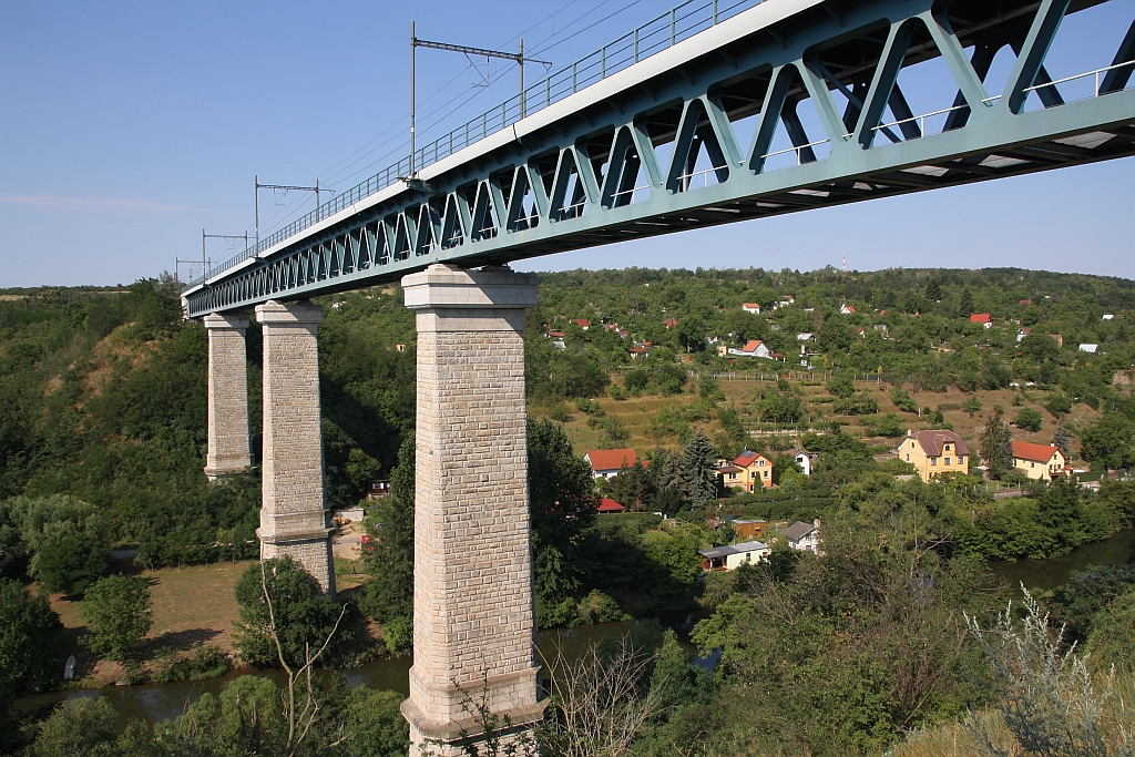 Thayabrücke in Znojmo am 14.Juli 2018.
