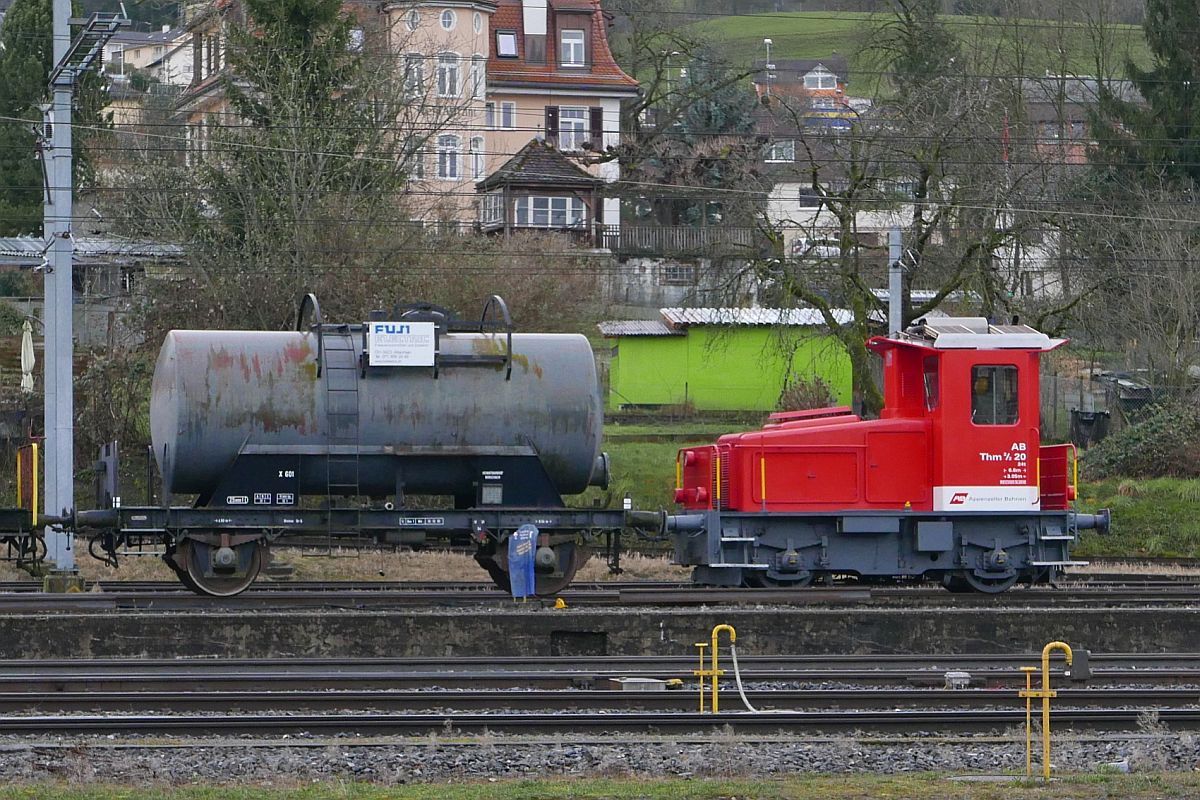 Thm 2/2 20 der Appenzeller Bahnen am 29.03.2018 in Rorschach.