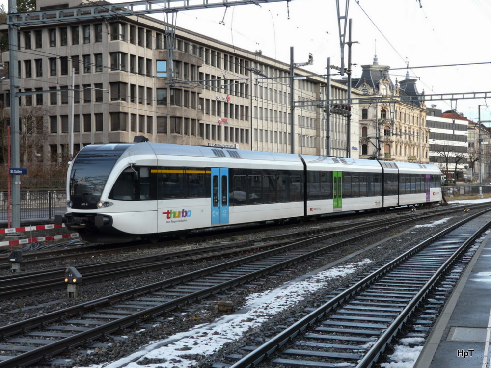 thurbo - RABe 2/8  526 801-6 im Bahnhofsareal in St.Gallen am 22.12.2013