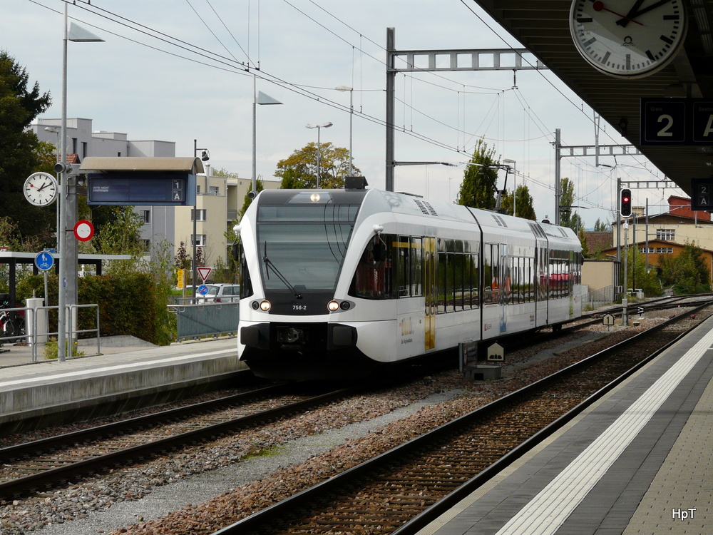 Thurbo - Triebzug RABe 2/8 526 756-2 in Kreuzlingen am 15.10.2013