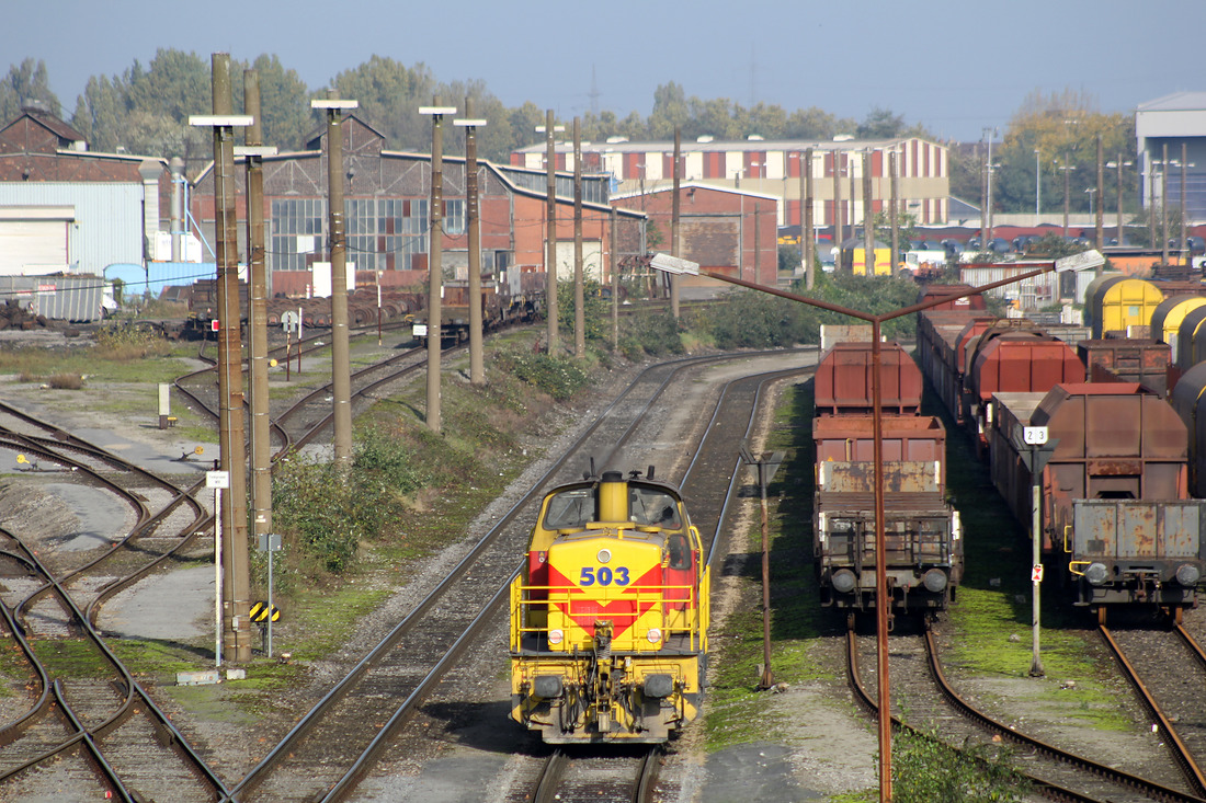 TKSE 503 // Duisburg-Hamborn (TKSE-eigener Werksbahnhof) // 17. Oktober 2014

