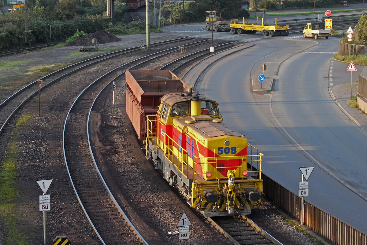 TKSE 508 am 09.10.14 in Duisburg-Hamborn.