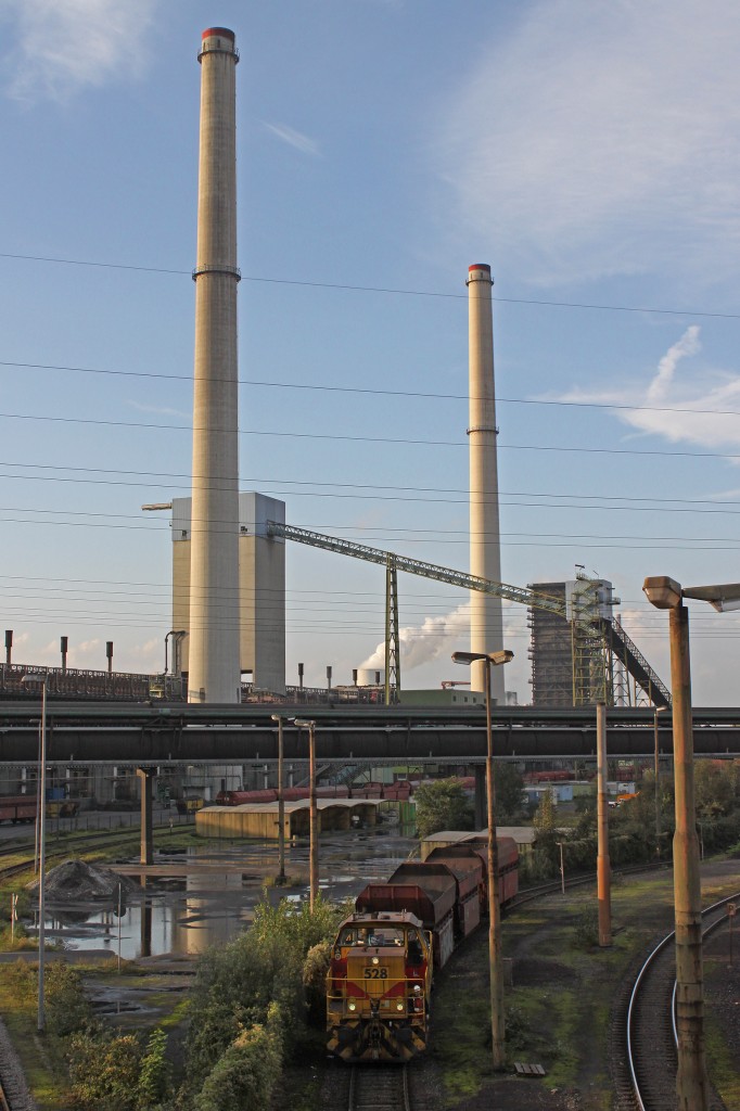 TKSE 528 am 09.10.14 in Duisburg-Hamborn.