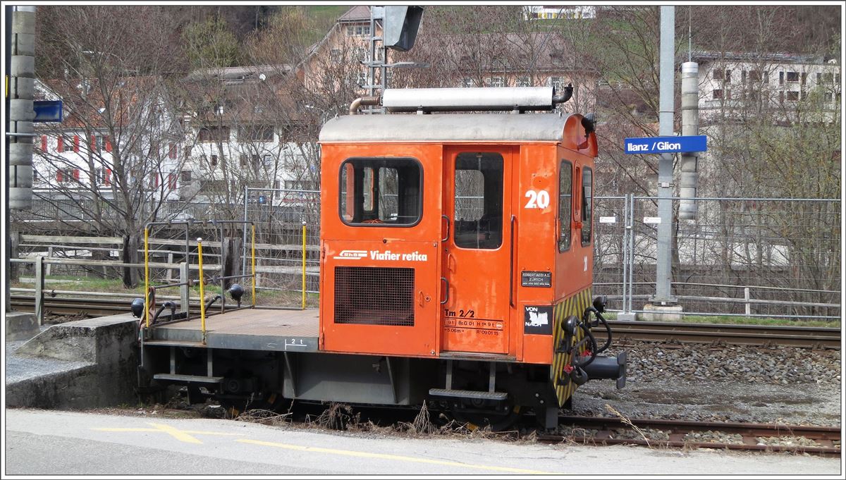 Tm 2/2 20 in Ilanz. (21.03.2017)
