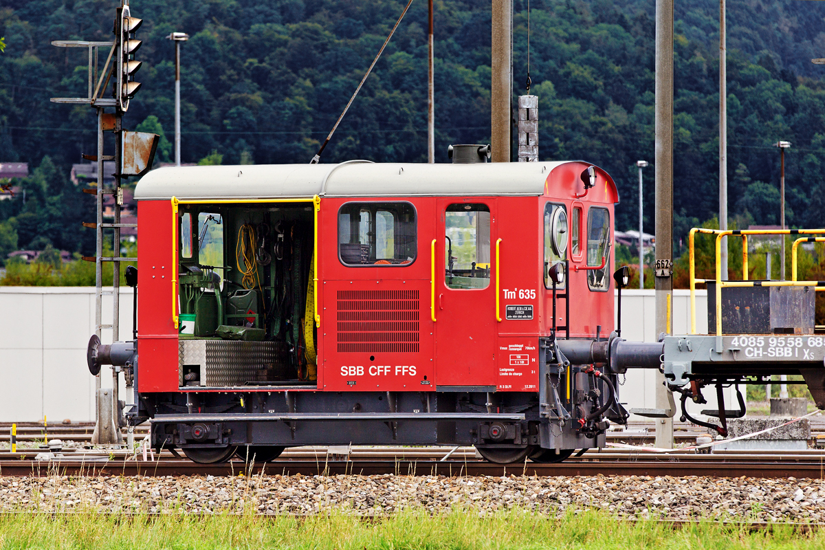 Tm  635,hergestellt von Robert Aebi&Cie.AG Zürich im Rbf Limmattal.Bild vom 24.8.2015