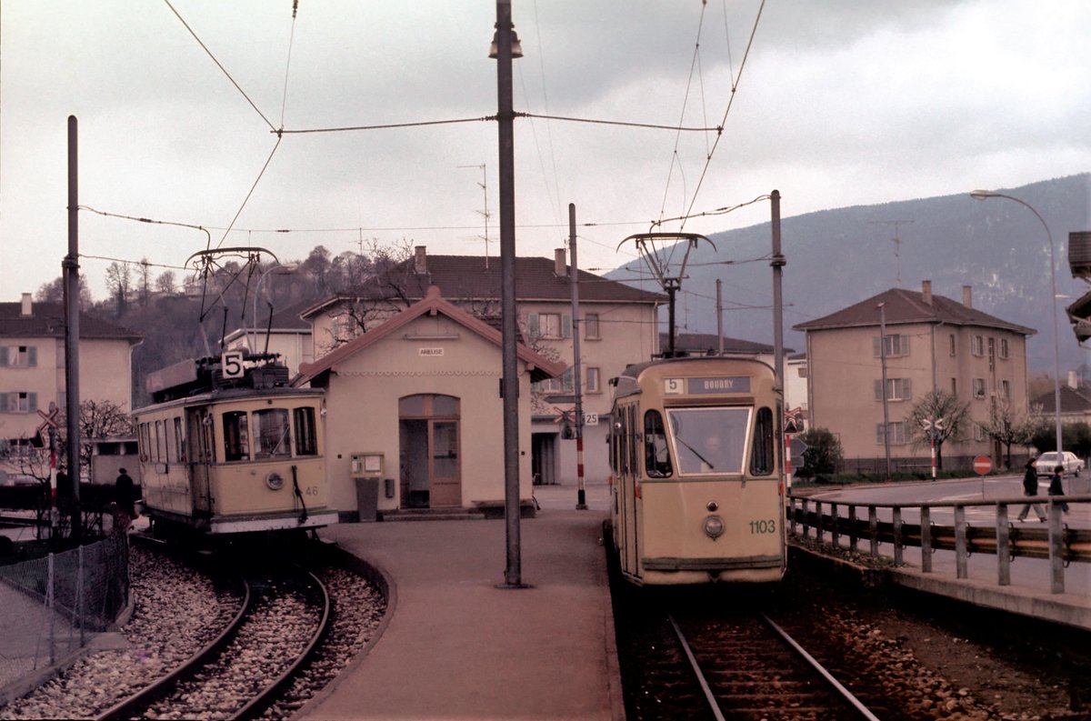 TN, April 1977 . Korrespondenz in Areuse für Cortaillod. Digitalisiert von einer Kodak-Folie