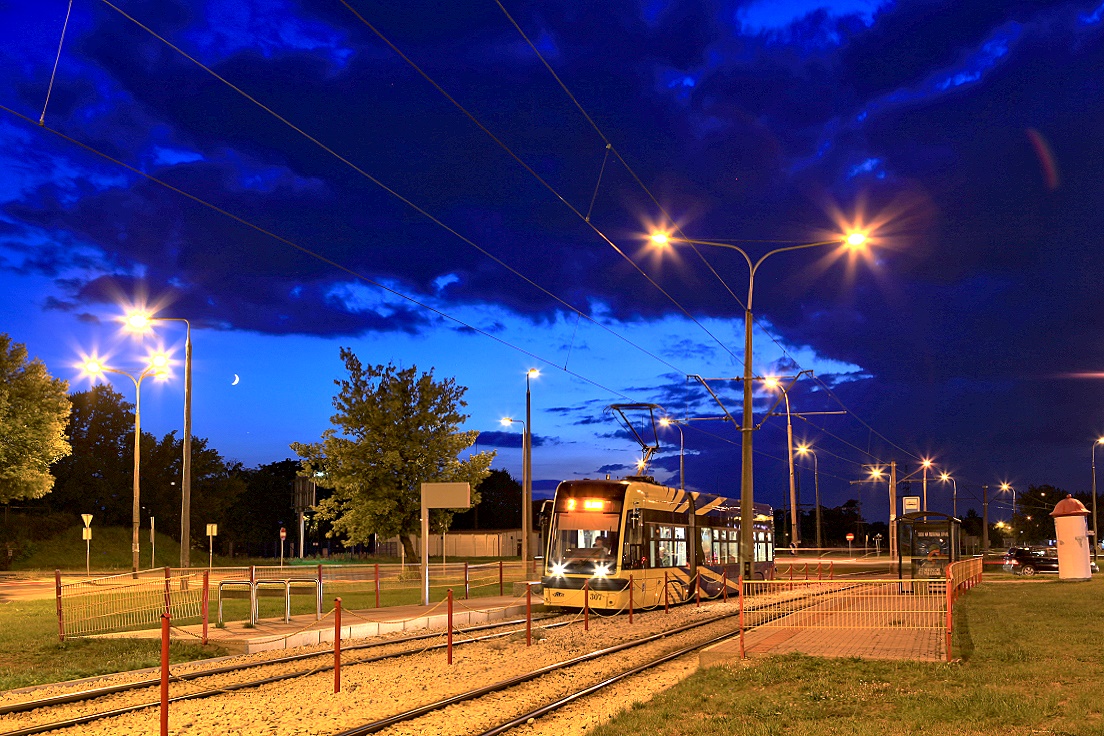 Toruń/Thorn Tw 307, Ulica Broniewskiego Władysława, 25.08.2017.
